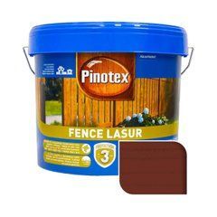 Просочення для дерева Pinotex Fence Lasur з декоративним ефектом Червоне Дерево з воском 10 л водна основа