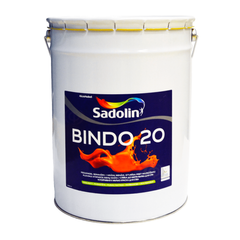 Латексная краска Sadolin Bindo 20 для стен и потолка, белая, BW, 20 л.