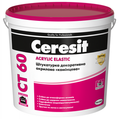 Акрилова штукатурка "баранчик" зерно 1,0мм, Ceresit CT 60 25кг